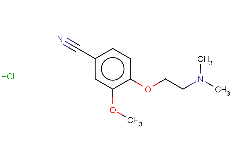 4-[2-(dimethylamino)ethoxy]-3-methoxybenzonitrile hydrochloride