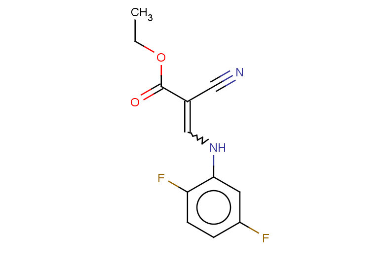 ethyl 2-cyano-3-[(2,5-difluorophenyl)amino]prop-2-enoate