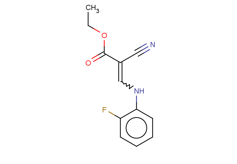 ethyl 2-cyano-3-[(2-fluorophenyl)amino]prop-2-enoate