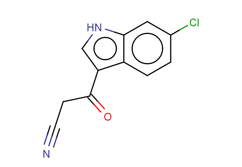 3-(6-chloro-1H-indol-3-yl)-3-oxopropanenitrile