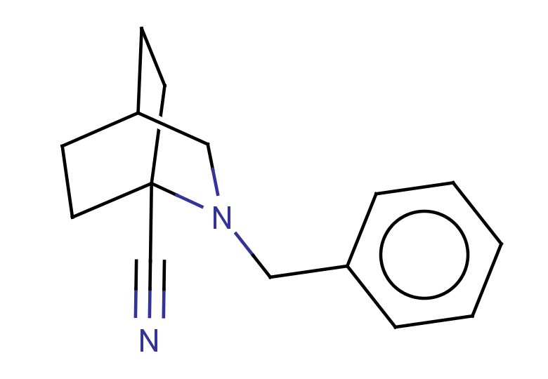 2-benzyl-2-azabicyclo[2.2.2]octane-1-carbonitrile