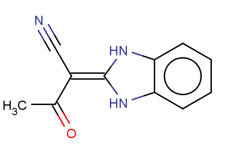 2-(2,3-dihydro-1H-1,3-benzodiazol-2-ylidene)-3-oxobutanenitrile