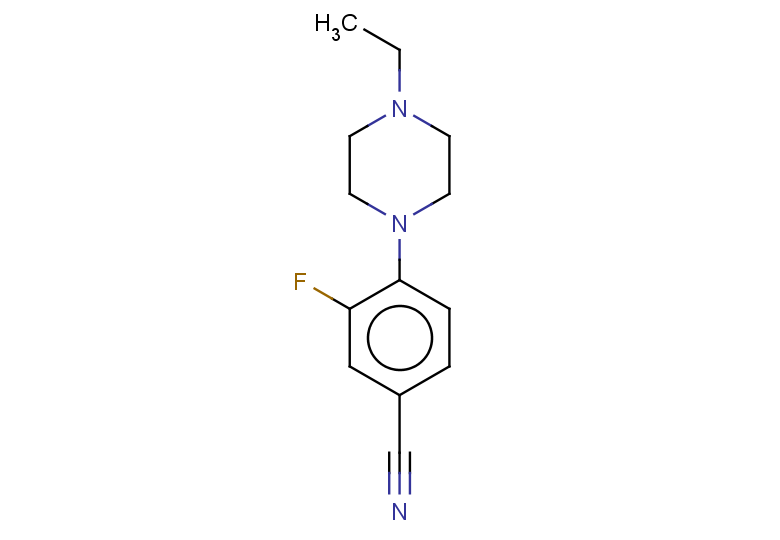 4-(4-ethylpiperazin-1-yl)-3-fluorobenzonitrile