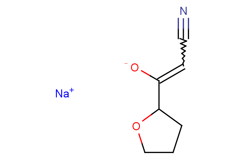 sodium 2-cyano-1-(oxolan-2-yl)eth-1-en-1-olate
