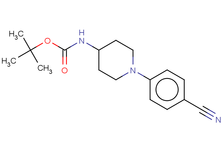 tert-butyl N-[1-(4-cyanophenyl)piperidin-4-yl]carbamate