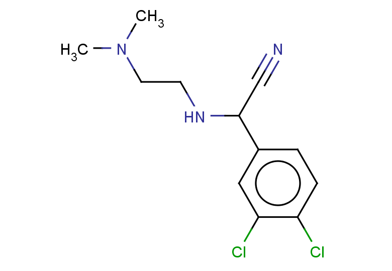 2-(3,4-dichlorophenyl)-2-{[2-(dimethylamino)ethyl]amino}acetonitrile