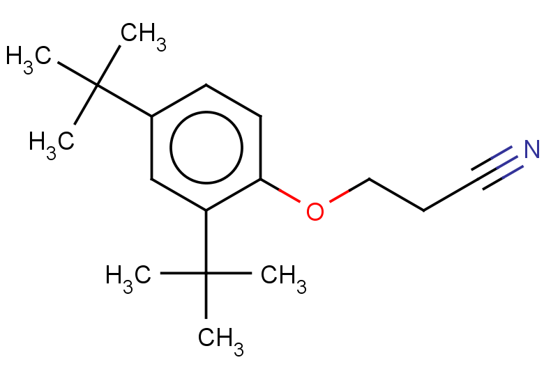 3-(2,4-di-tert-butylphenoxy)propanenitrile