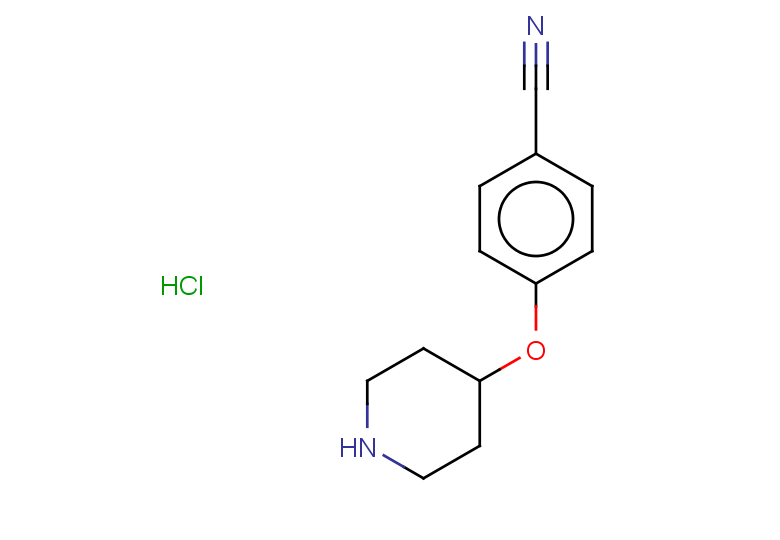 4-(piperidin-4-yloxy)benzonitrile hydrochloride