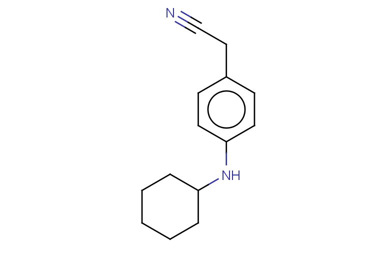 2-[4-(cyclohexylamino)phenyl]acetonitrile