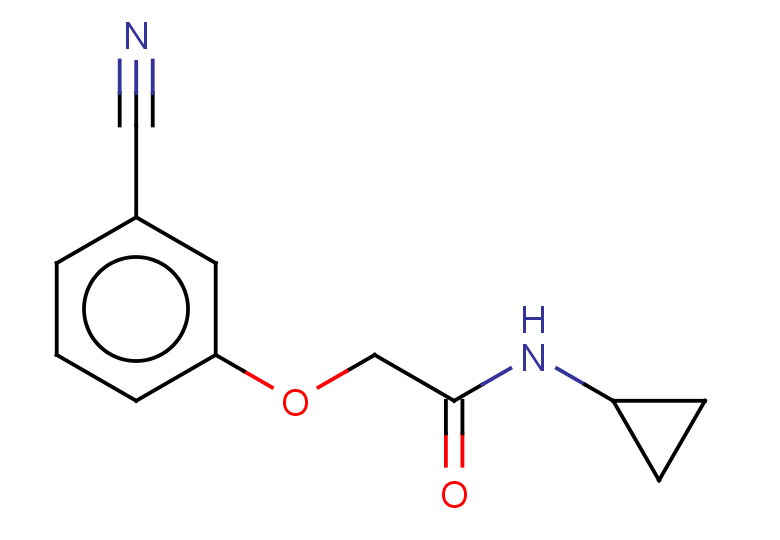 2-(3-cyanophenoxy)-N-cyclopropylacetamide
