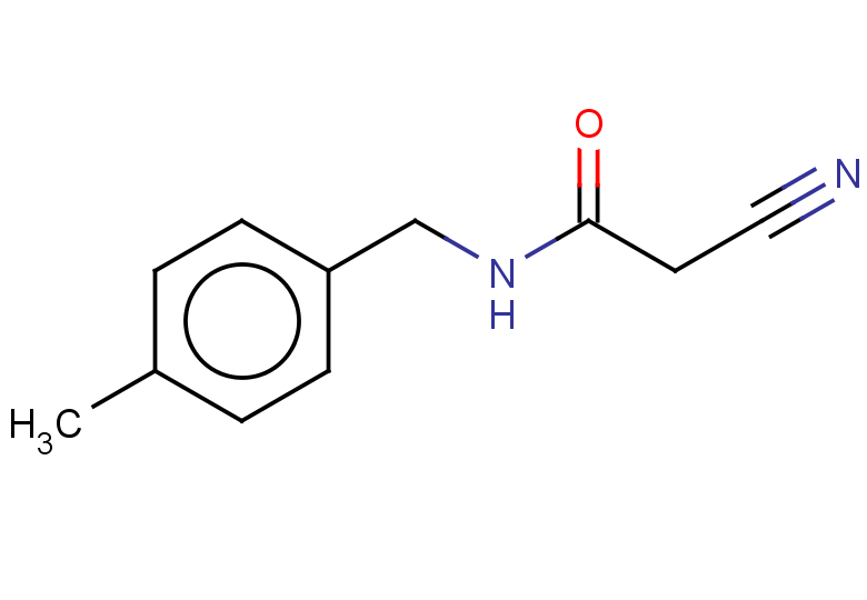 2-cyano-N-[(4-methylphenyl)methyl]acetamide