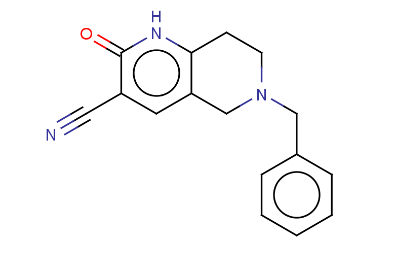 6-benzyl-2-oxo-1,2,5,6,7,8-hexahydro-1,6-naphthyridine-3-carbonitrile