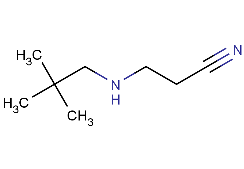 3-[(2,2-dimethylpropyl)amino]propanenitrile
