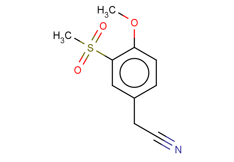 2-(3-methanesulfonyl-4-methoxyphenyl)acetonitrile