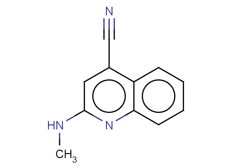 2-(methylamino)quinoline-4-carbonitrile