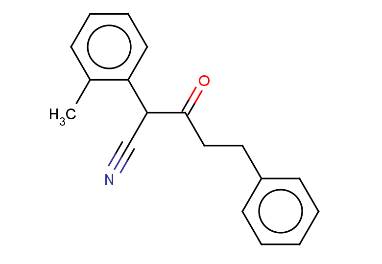2-(2-methylphenyl)-3-oxo-5-phenylpentanenitrile