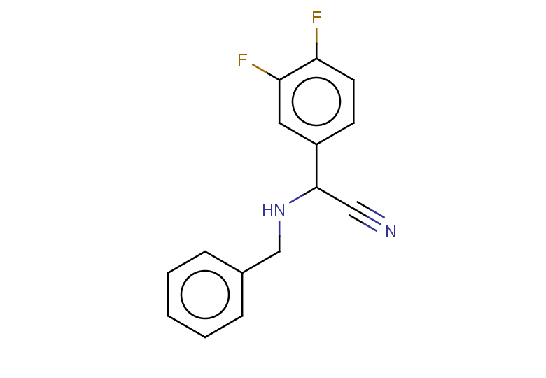 2-(benzylamino)-2-(3,4-difluorophenyl)acetonitrile