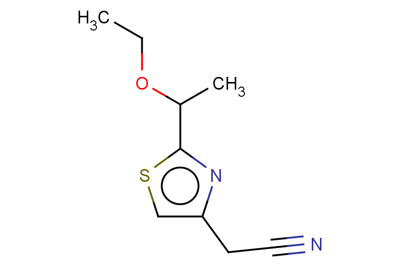 2-[2-(1-ethoxyethyl)-1,3-thiazol-4-yl]acetonitrile