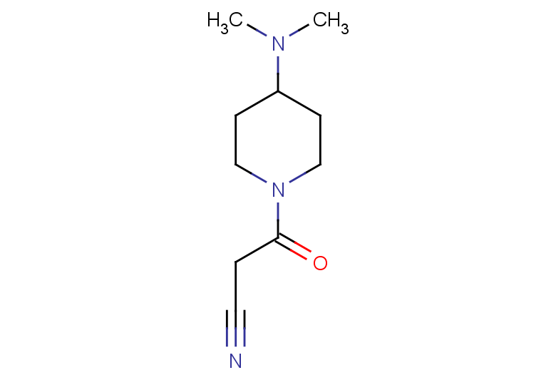 3-[4-(dimethylamino)piperidin-1-yl]-3-oxopropanenitrile