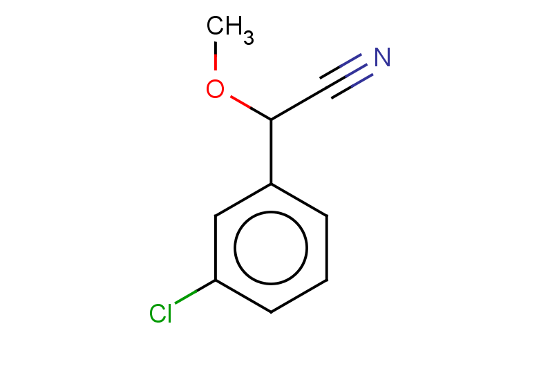 2-(3-chlorophenyl)-2-methoxyacetonitrile