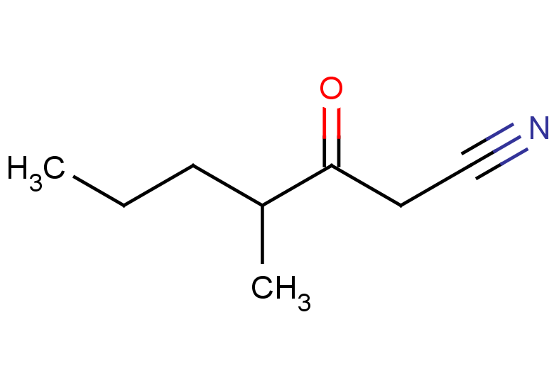 4-methyl-3-oxoheptanenitrile
