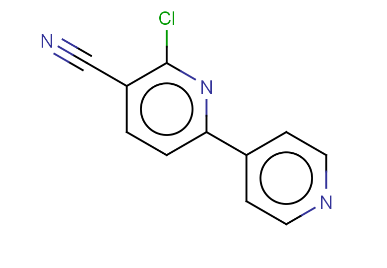 2-chloro-6-(pyridin-4-yl)pyridine-3-carbonitrile