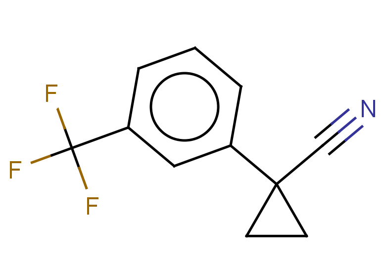 1-[3-(trifluoromethyl)phenyl]cyclopropane-1-carbonitrile