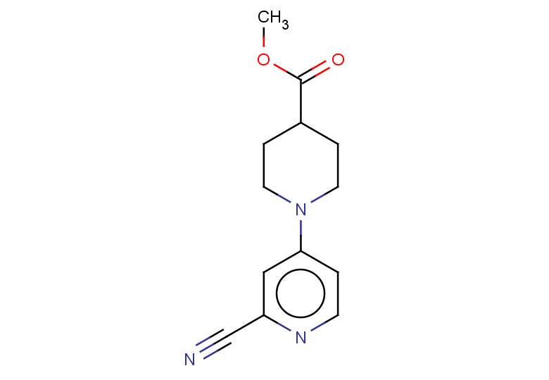 methyl 1-(2-cyanopyridin-4-yl)piperidine-4-carboxylate