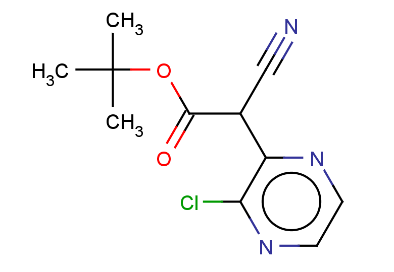 tert-butyl 2-(3-chloropyrazin-2-yl)-2-cyanoacetate
