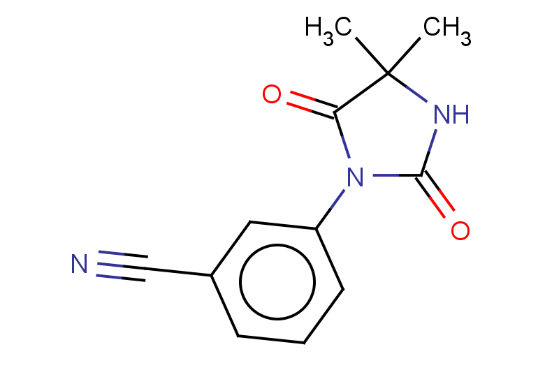 3-(4,4-dimethyl-2,5-dioxoimidazolidin-1-yl)benzonitrile