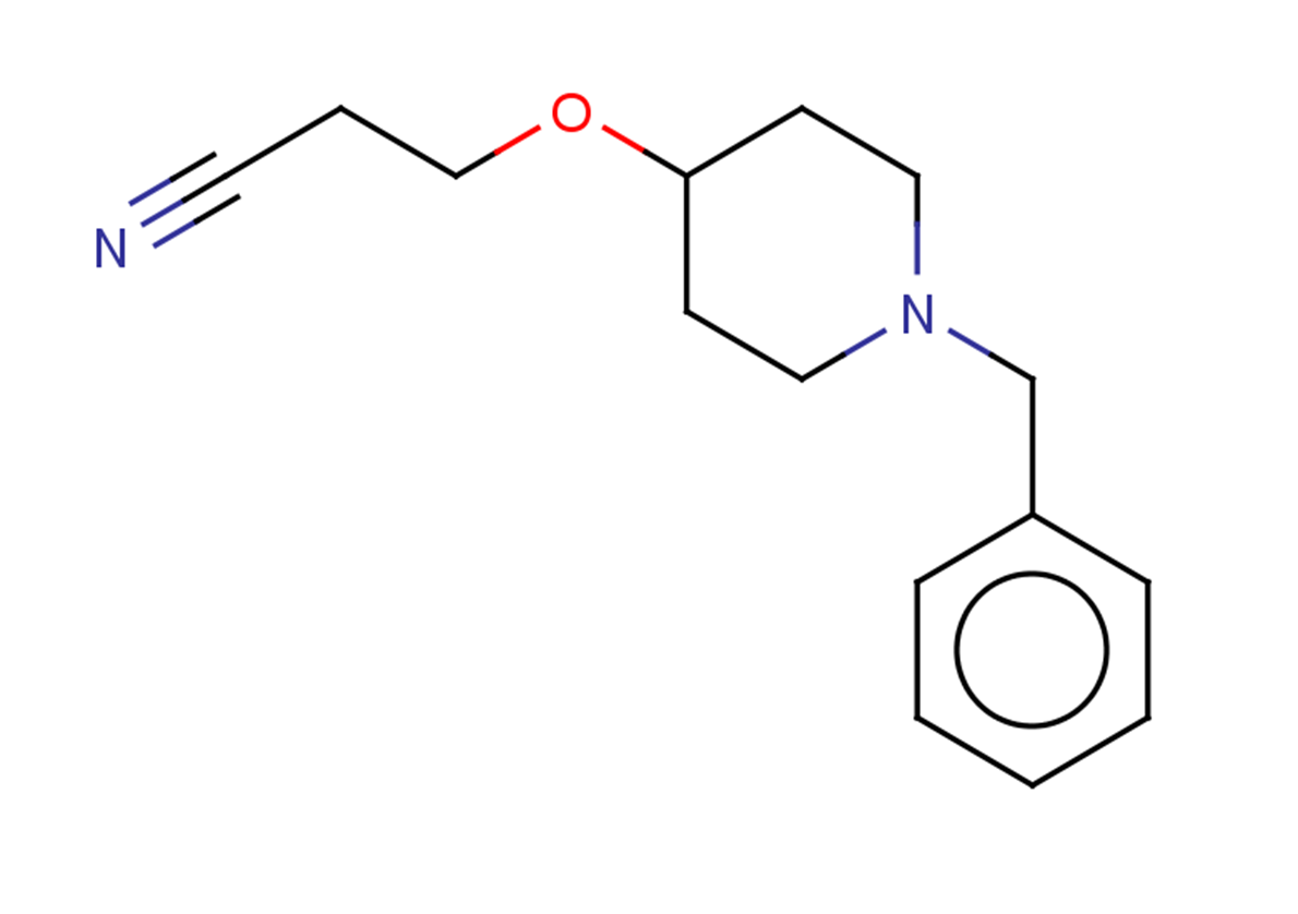 3-[(1-benzylpiperidin-4-yl)oxy]propanenitrile