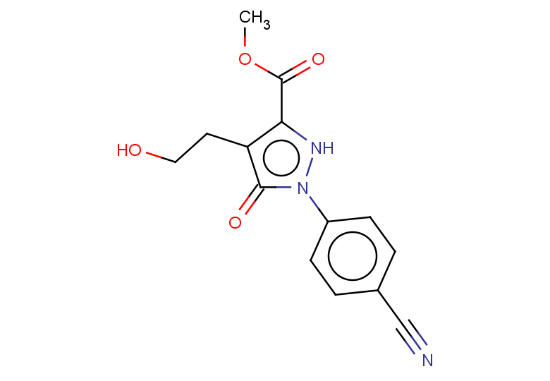 methyl 1-(4-cyanophenyl)-4-(2-hydroxyethyl)-5-oxo-2,5-dihydro-1H-pyrazole-3-carboxylate