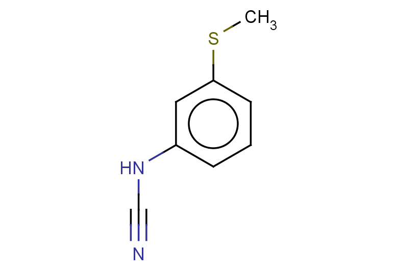 {[3-(methylsulfanyl)phenyl]amino}carbonitrile