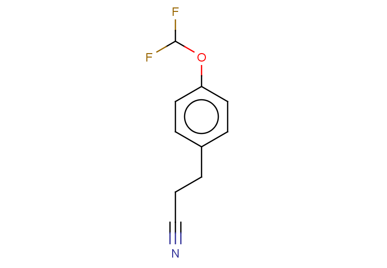 3-[4-(difluoromethoxy)phenyl]propanenitrile