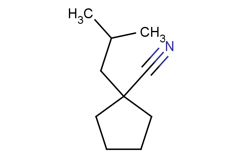 1-(2-methylpropyl)cyclopentane-1-carbonitrile