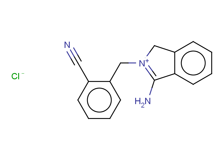 3-amino-2-[(2-cyanophenyl)methyl]-1H-isoindol-2-ium chloride