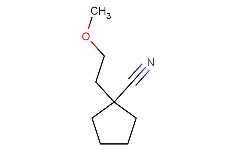 1-(2-methoxyethyl)cyclopentane-1-carbonitrile