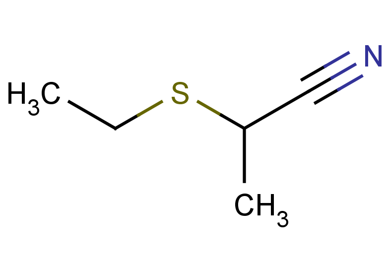 2-(ethylsulfanyl)propanenitrile