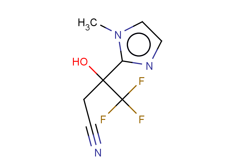 4,4,4-trifluoro-3-hydroxy-3-(1-methyl-1H-imidazol-2-yl)butanenitrile