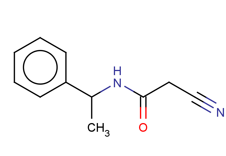 2-cyano-N-(1-phenylethyl)acetamide