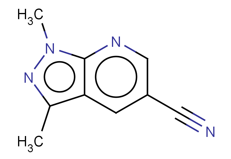 1,3-dimethyl-1H-pyrazolo[3,4-b]pyridine-5-carbonitrile
