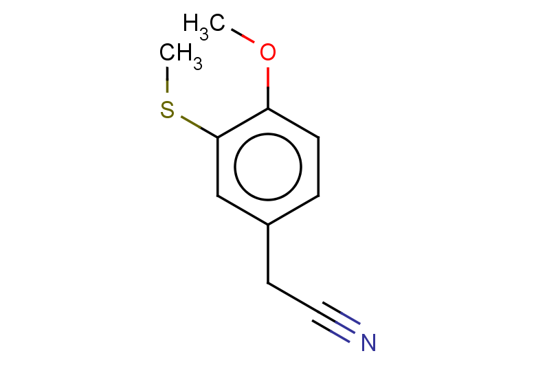 2-[4-methoxy-3-(methylsulfanyl)phenyl]acetonitrile