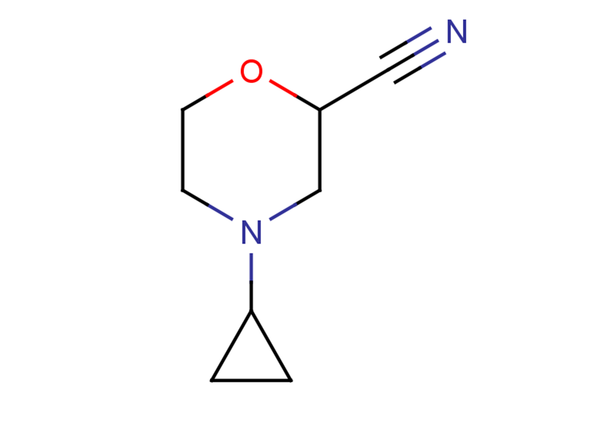 4-cyclopropylmorpholine-2-carbonitrile