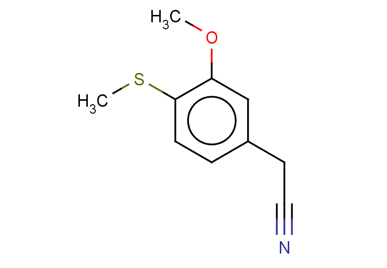 2-[3-methoxy-4-(methylsulfanyl)phenyl]acetonitrile