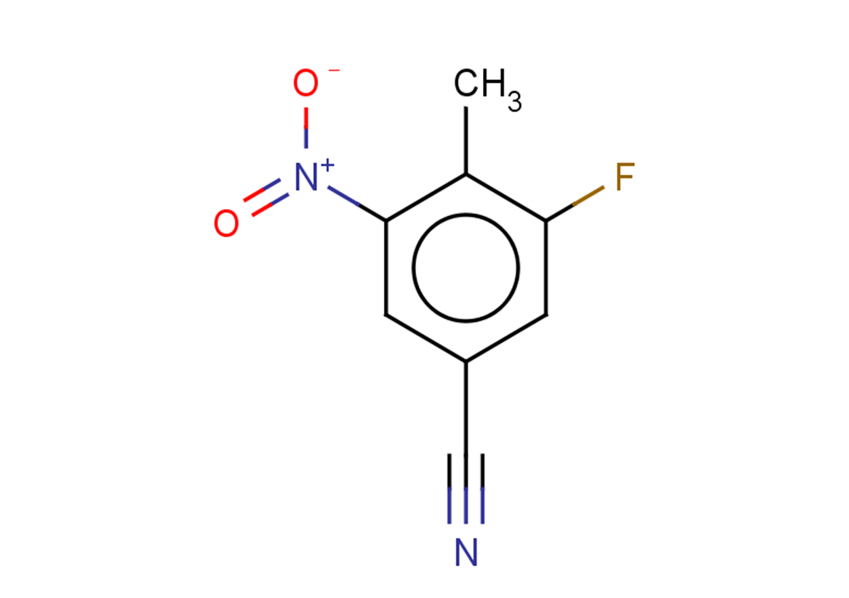 3-fluoro-4-methyl-5-nitrobenzonitrile