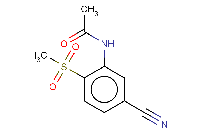 N-(5-cyano-2-methanesulfonylphenyl)acetamide
