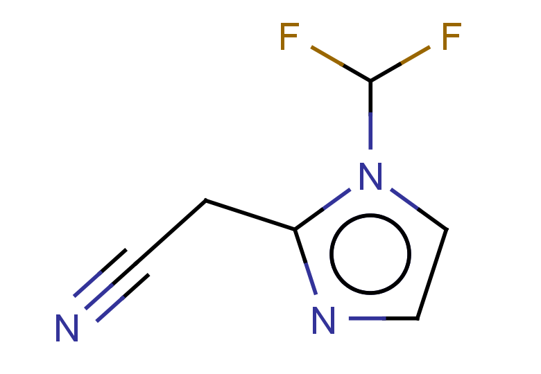 2-[1-(difluoromethyl)-1H-imidazol-2-yl]acetonitrile
