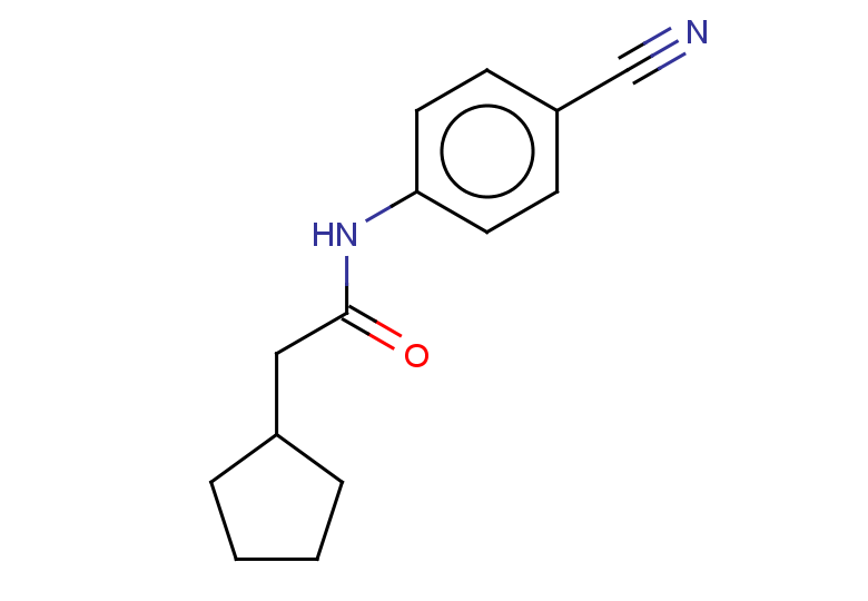 N-(4-cyanophenyl)-2-cyclopentylacetamide