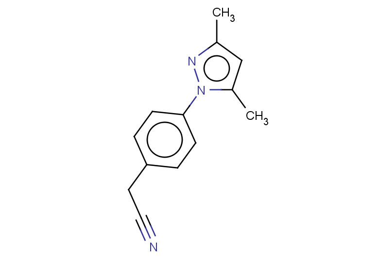 2-[4-(3,5-dimethyl-1H-pyrazol-1-yl)phenyl]acetonitrile