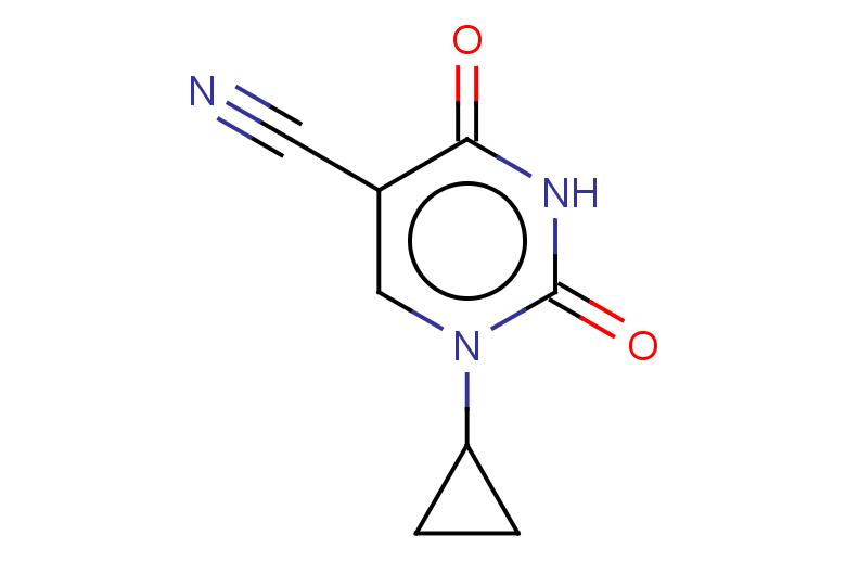 1-cyclopropyl-2,4-dioxo-1,2,3,4-tetrahydropyrimidine-5-carbonitrile
